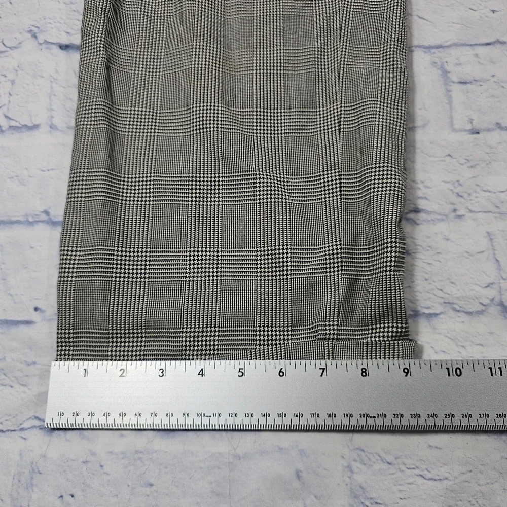 Polo Golf US OPEN 2000 Trousers Men 35x31 Gray Glen Plaid Pleated Cuff Pants VTG